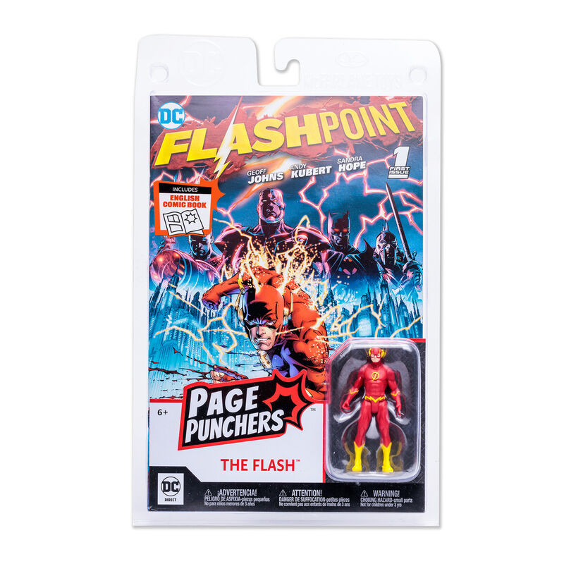 Figura The Flash + Comic Flashpoint DC Comics 7cm